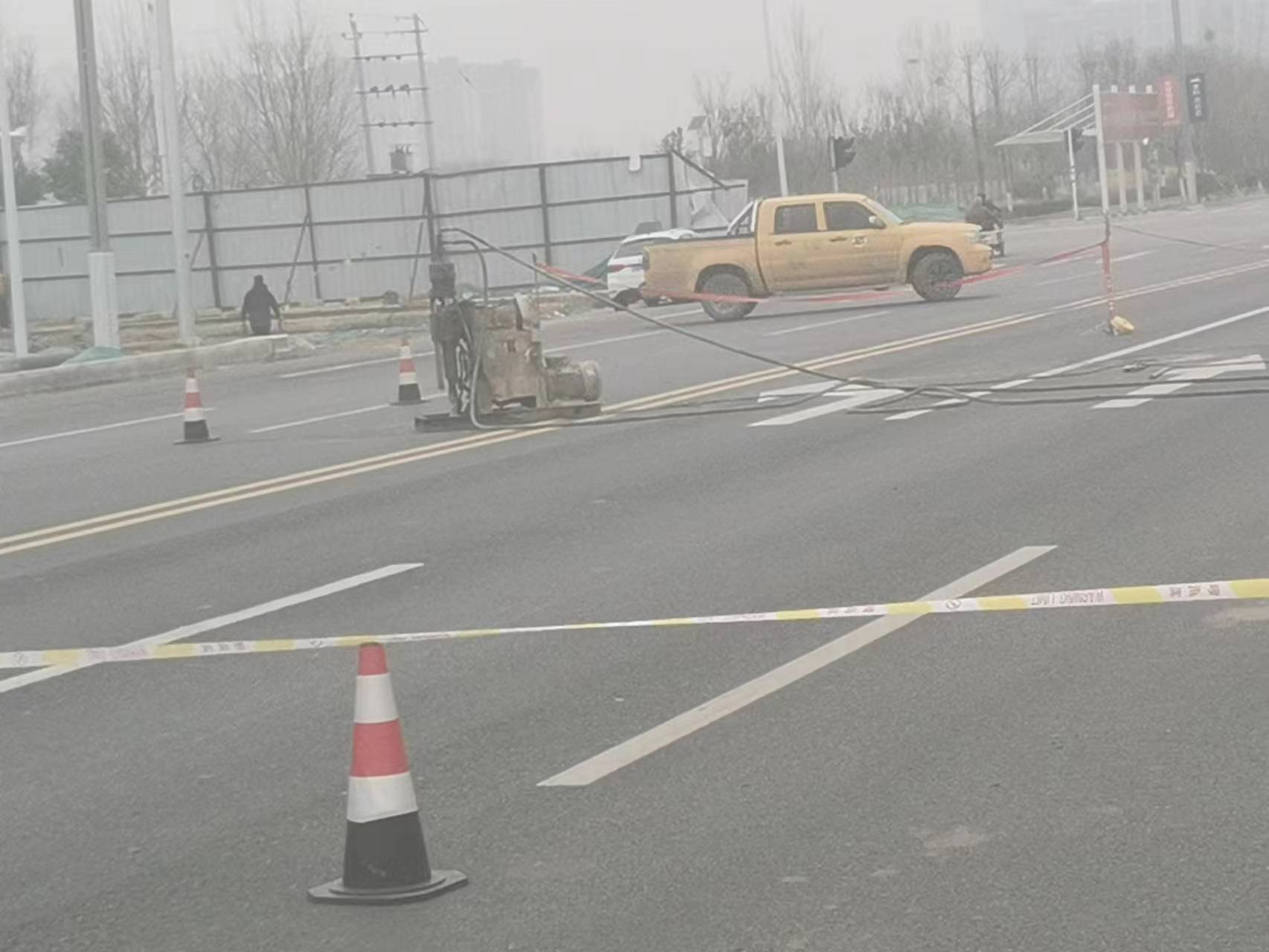 福泉马路注浆